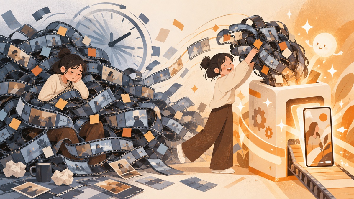 What'Sub 是什麼?繁中 AI 字幕工具評估、費用與替代方案完整指南(2026)插圖：如果你要的其實不是字幕,是「不想剪片」